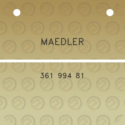 maedler-361-994-81