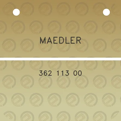 maedler-362-113-00