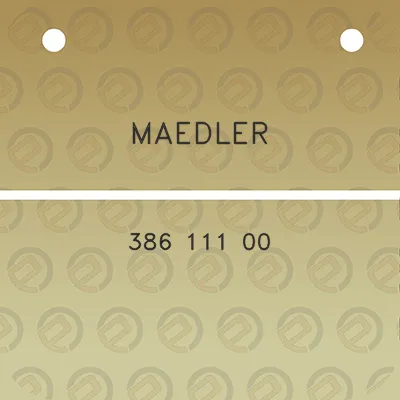 maedler-386-111-00