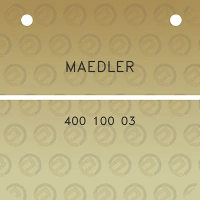 maedler-400-100-03