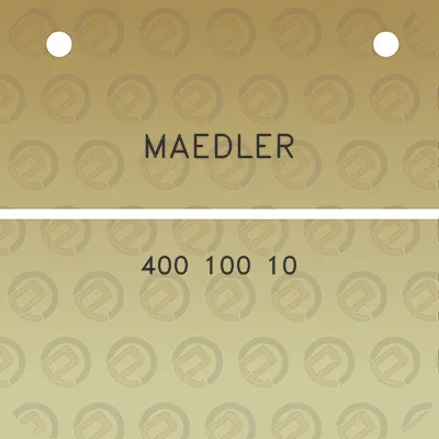 maedler-400-100-10