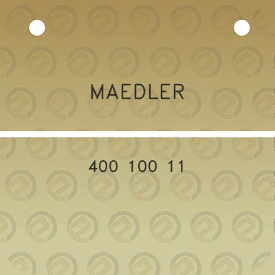 maedler-400-100-11