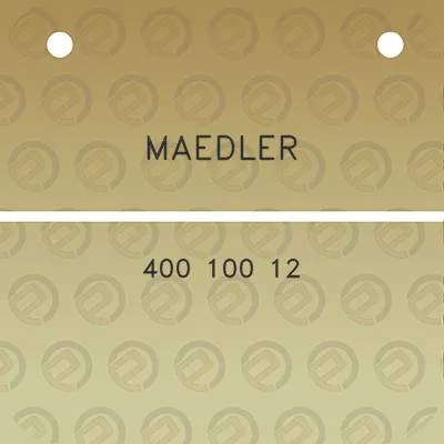 maedler-400-100-12