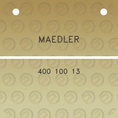 maedler-400-100-13