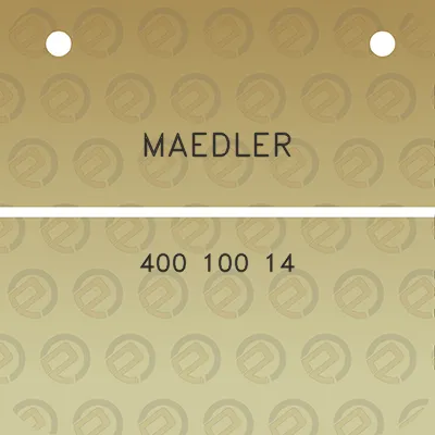 maedler-400-100-14