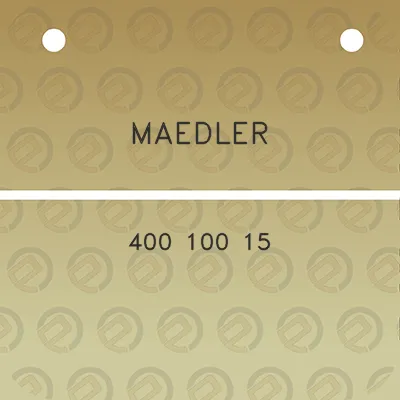 maedler-400-100-15