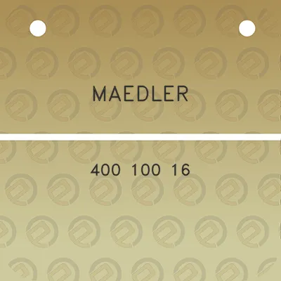 maedler-400-100-16