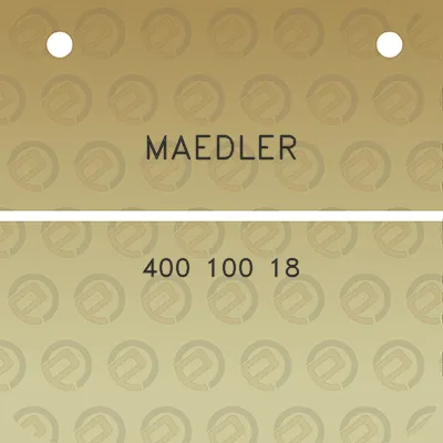 maedler-400-100-18