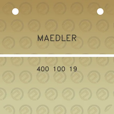 maedler-400-100-19