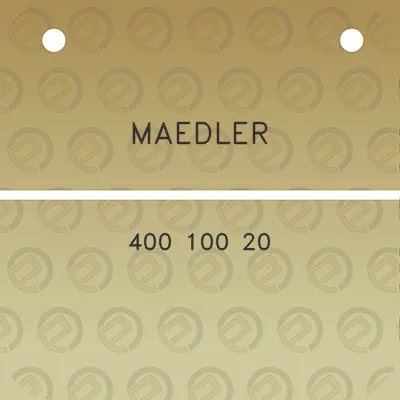 maedler-400-100-20