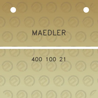 maedler-400-100-21