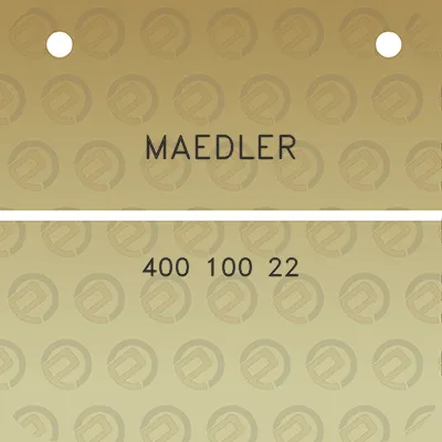 maedler-400-100-22