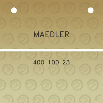 maedler-400-100-23