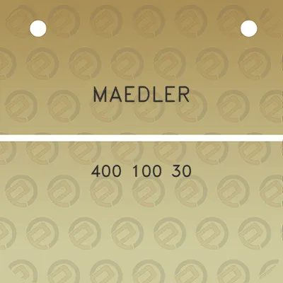 maedler-400-100-30