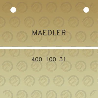 maedler-400-100-31