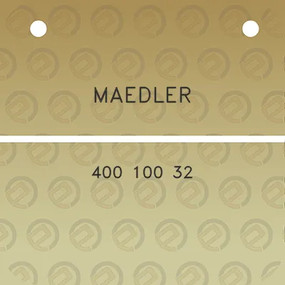 maedler-400-100-32