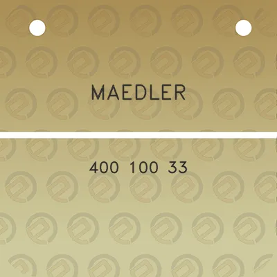 maedler-400-100-33