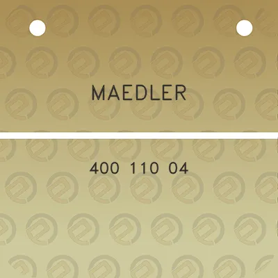 maedler-400-110-04