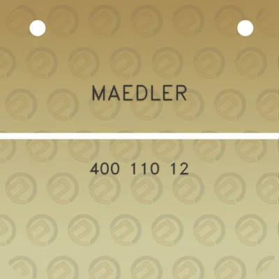 maedler-400-110-12