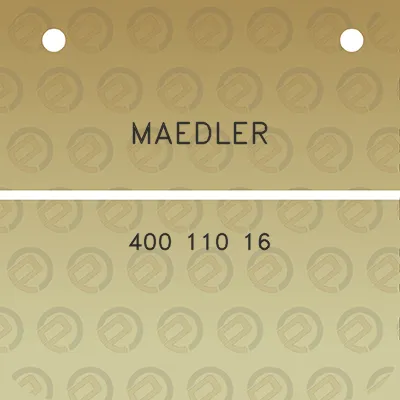 maedler-400-110-16