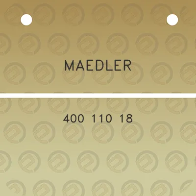 maedler-400-110-18