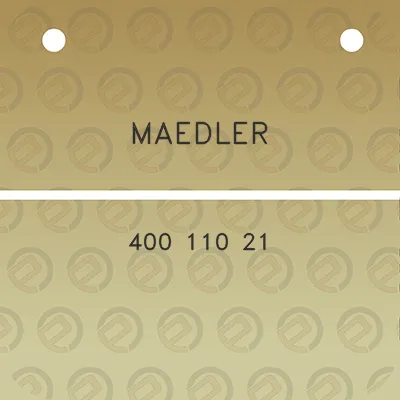 maedler-400-110-21