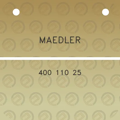 maedler-400-110-25