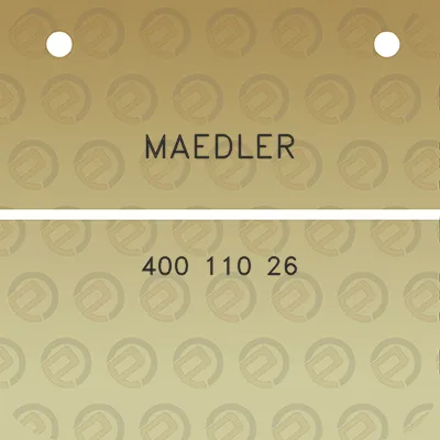 maedler-400-110-26