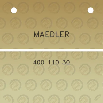 maedler-400-110-30