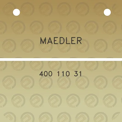 maedler-400-110-31