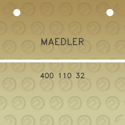 maedler-400-110-32