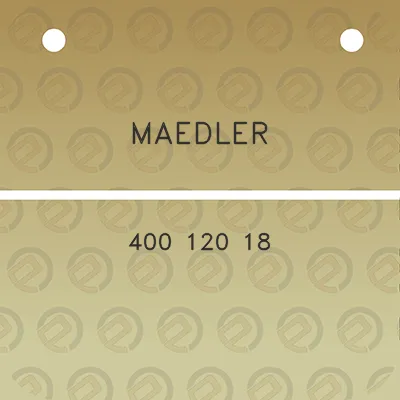 maedler-400-120-18