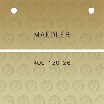 maedler-400-120-26