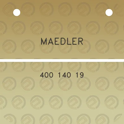 maedler-400-140-19