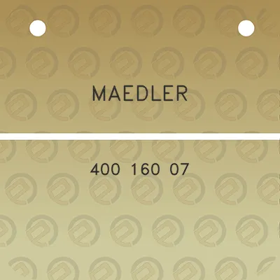 maedler-400-160-07