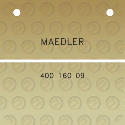 maedler-400-160-09