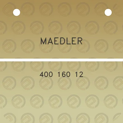 maedler-400-160-12