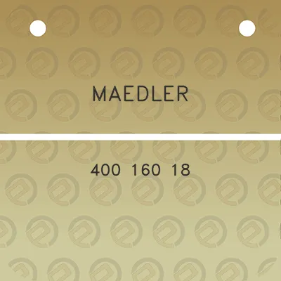 maedler-400-160-18