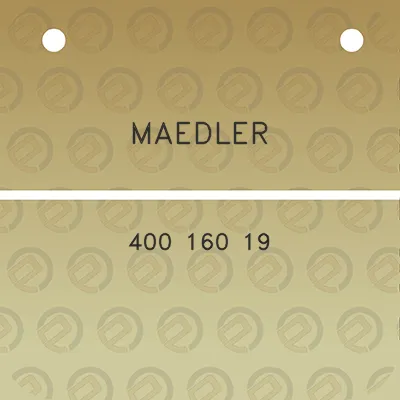 maedler-400-160-19