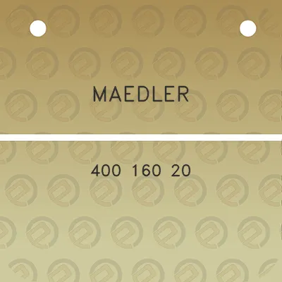 maedler-400-160-20