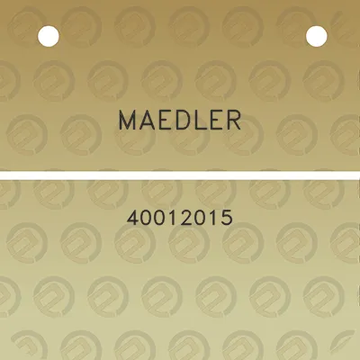 maedler-40012015