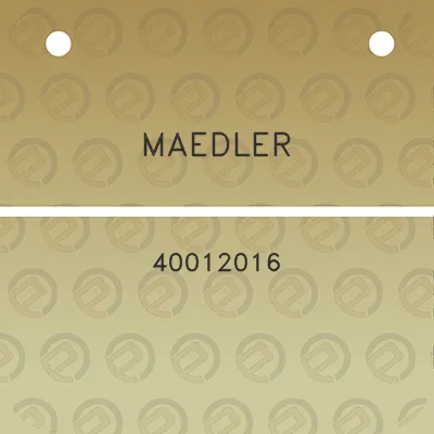 maedler-40012016