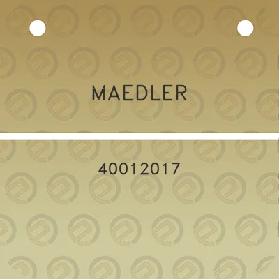 maedler-40012017