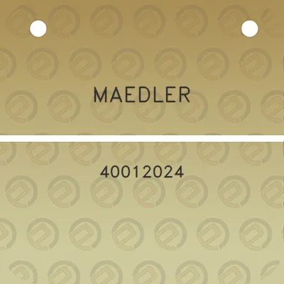 maedler-40012024