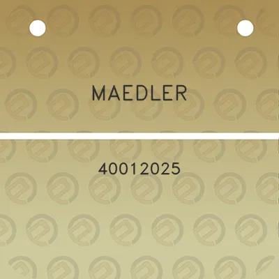 maedler-40012025