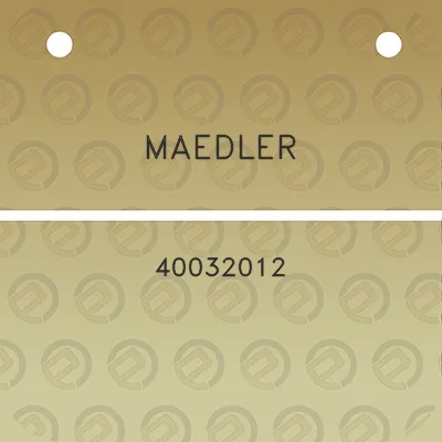 maedler-40032012