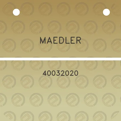 maedler-40032020