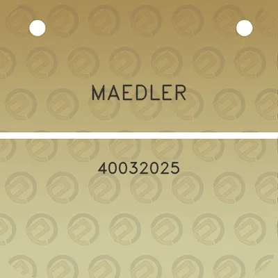 maedler-40032025