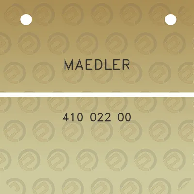 maedler-410-022-00