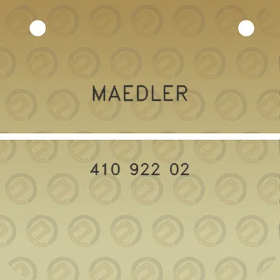 maedler-410-922-02